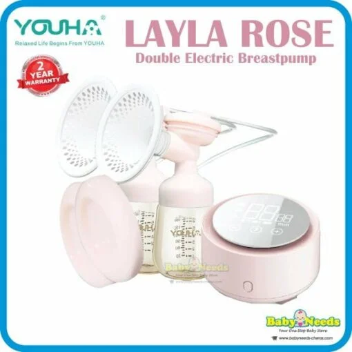 Youha Layla Rose Double Electric Rechargeable Breast Pump