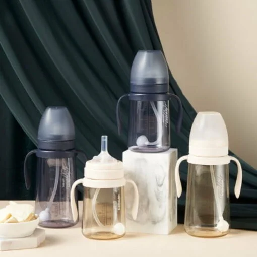 K-Mom Mother-K PPSU Weighted Straw Bottle (300ml) - Image 5