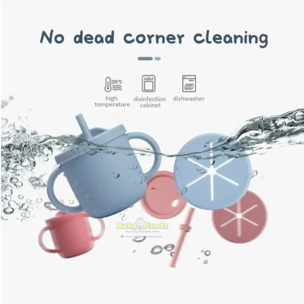 Snapkis Baby Silicone Transition Straw Cup/Snack Cup - Image 6