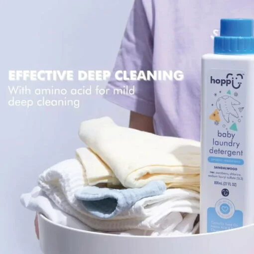 Hoppi Organic Baby Laundry Detergent 800ml/500ml Refill - Image 5