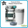 Tommee Tippee Twist & Click Nappy Disposal Bin