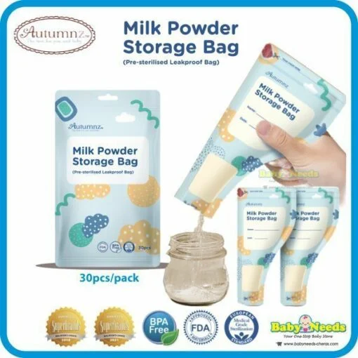 Autumnz Milk Powder Storage Bag (Pre-sterilised Leakproof Bag)