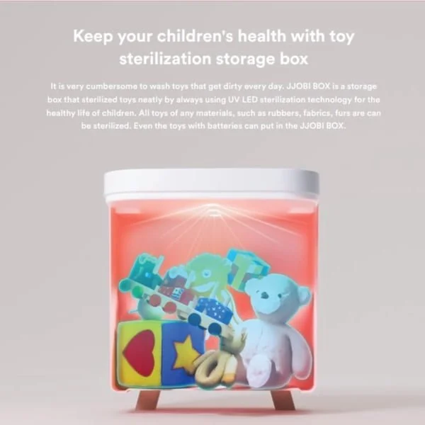 JJOBI Baby Kids UV-C LED Toy Sterilization Storage Box - Image 6