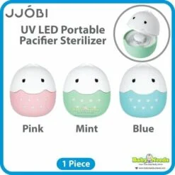JJOBI UV-C LED Portable Pacifier Sterilizer Baby Pacifier Case
