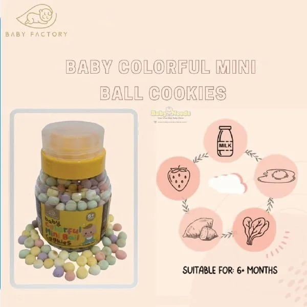 Baby Factory Anchovy/ Shrimp/ Spinach Powder/ Tomato Powder/ Mini Ball Cookies - Image 5