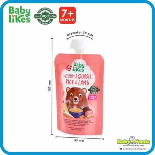 Baby Likes Complete Meal 130g Halal Organic Instant Baby Food - Image 5