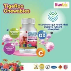 Baebis TIGEROO Mixed Berries with Tiger Milk Mushroom & Colostrum - Image 4