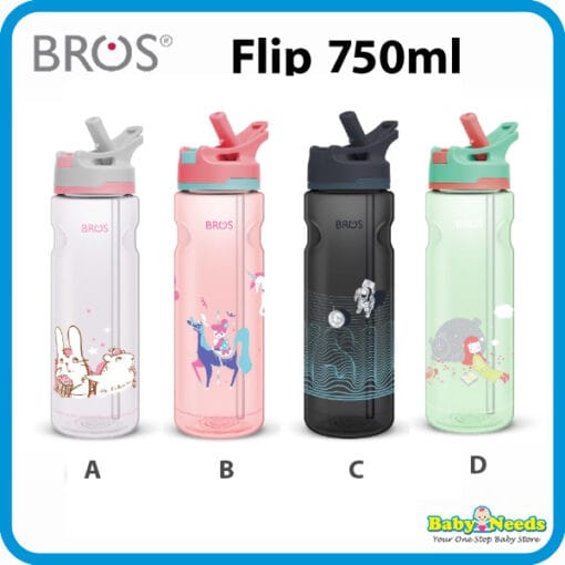 Bros Flip Water Bottle 750ml