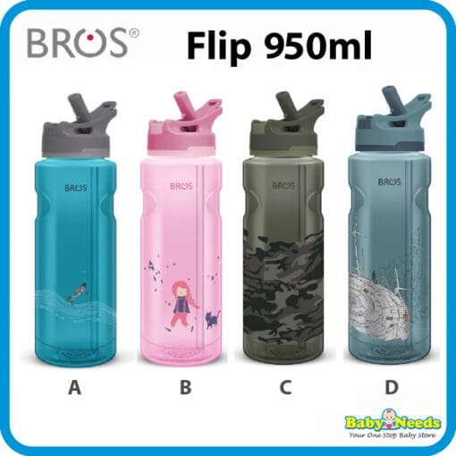 Bros Flip Water Bottle 950ml