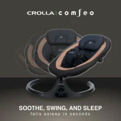 Alternative view of Crolla Comfeo Electric Baby Swing Dual Layer Cushion with Remote Control