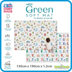 Cobyhaus PVC Green Soft Mat 190 X 130 X1.2cm
