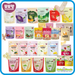 DDODDOMAM Rice Rusk/Stick/Real Puffing/Seaweed/Puff/Long Stick Korean Organic&Healthy Baby Snacks