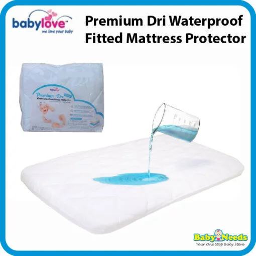 Babylove Premium Dri Waterproof Fitted Mattress Protector