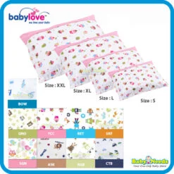 Babylove Premium Baby Pillow Cotton S/L/XL/XXL