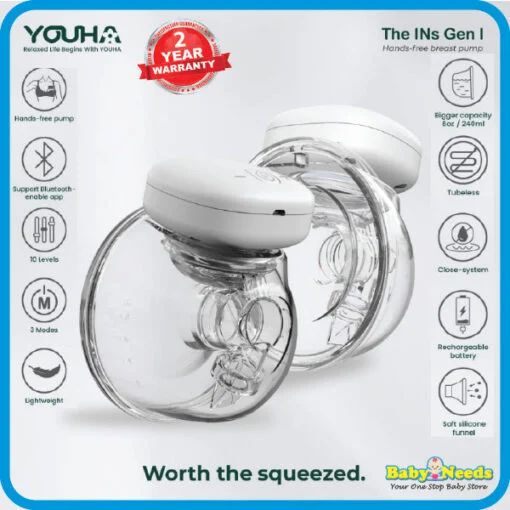 Youha The INs Gen 1 Bluetooth Wearable Breast Pump