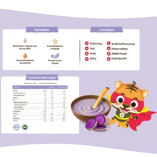 Hapi Heros Natural Baby Cereal with Prebiotic & Probiotic - Image 5