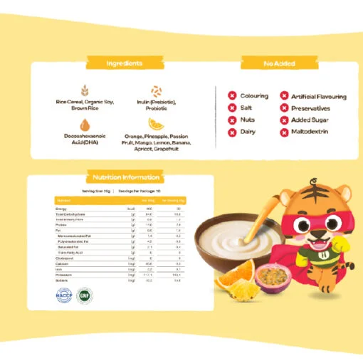 Hapi Heros Natural Baby Cereal with Prebiotic & Probiotic - Image 8