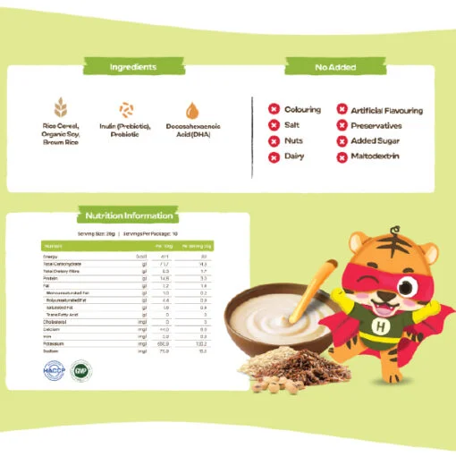 Hapi Heros Natural Baby Cereal with Prebiotic & Probiotic - Image 6