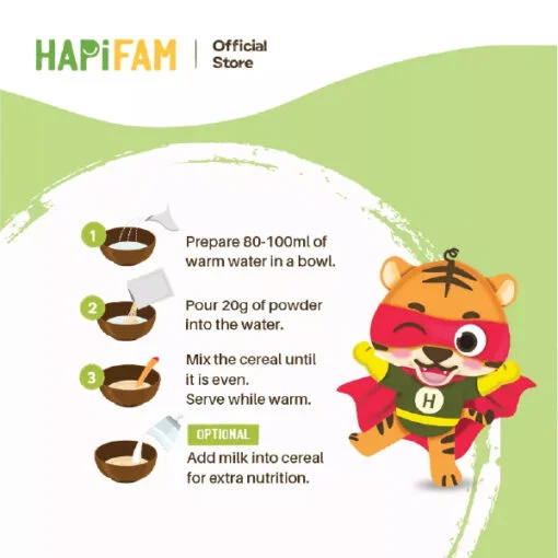 Hapi Heros Natural Baby Cereal with Prebiotic & Probiotic - Image 4