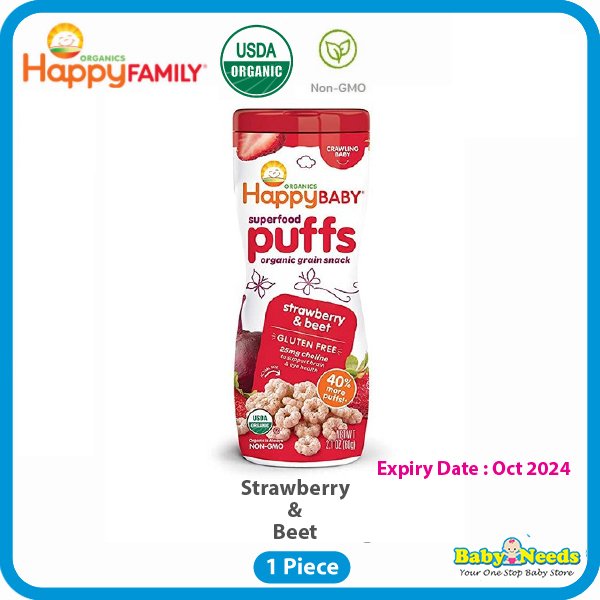 Healthy Options Happy Baby Organic Puffs Healthy Options Happy