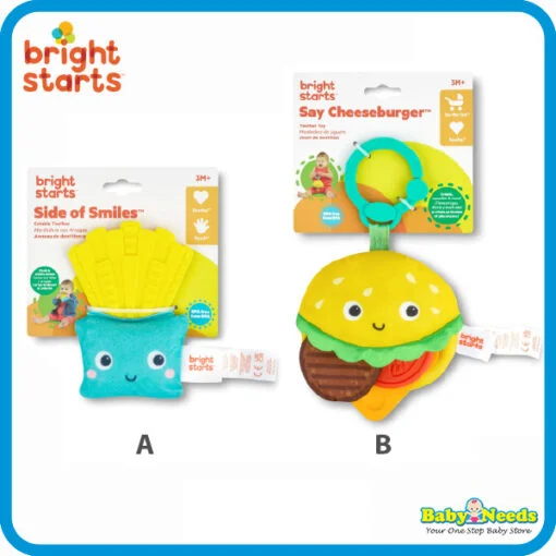 Bright Starts Crinkle Baby Teether Toys