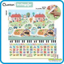 Dwinguler Baby Sensory Sound Mat with Talking Pen