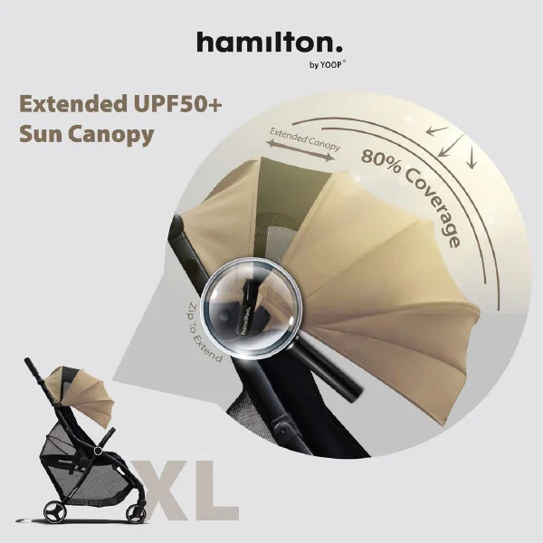 Hamilton Series XL Magic Fold Baby Stroller - Image 3