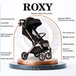 Alternative view of Quinton Roxy Auto Fold Baby Stroller