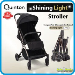 Quinton Shining Light Compact Lightweight Baby Stroller (Newborn to 22kg)