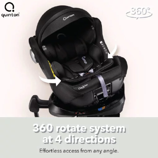 Quinton One Spin + 360 Safety Baby Car Seat (0 - 12 Years Old) - Image 8