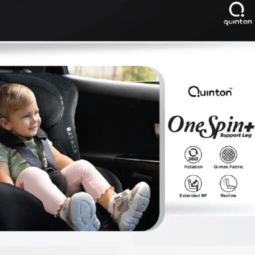 Quinton One Spin + 360 Safety Baby Car Seat (0 - 12 Years Old) - Image 7