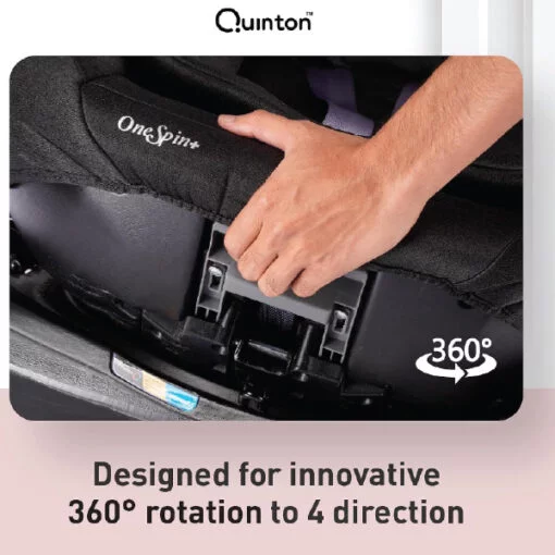 Quinton One Spin + 360 Safety Baby Car Seat (0 - 12 Years Old) - Image 6