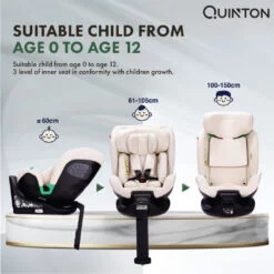Alternative view of Quinton Coxy 360 i-Size R129 isofix Baby Car Seat