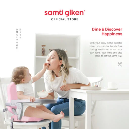 Samu Giken Baby Booster Seat Foldable Feeding Baby Chair Model: BBC-7003 - Image 6