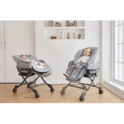 Alternative view of Combi Baby Parenting Stations Nemulila BEDi Long Auto Baby Swing 118378