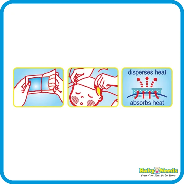 KoolFever Body Heat Cooling Patch Gel Sheet for Baby Children - Image 4