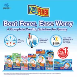 Alternative view of KoolFever Body Heat Cooling Patch Gel Sheet for Baby Children
