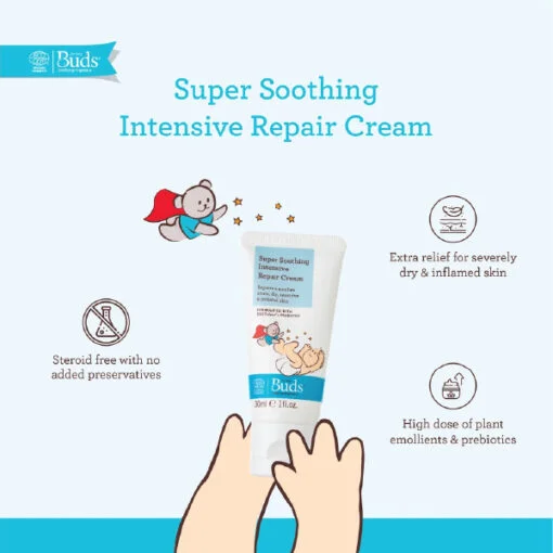 Buds Super Soothing Intensive Repair Cream (30ml) - Image 2
