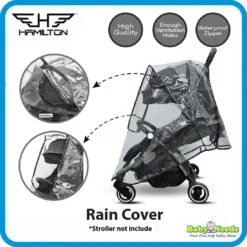 Alternative view of Hamilton Stroller Rain Cover with Shield