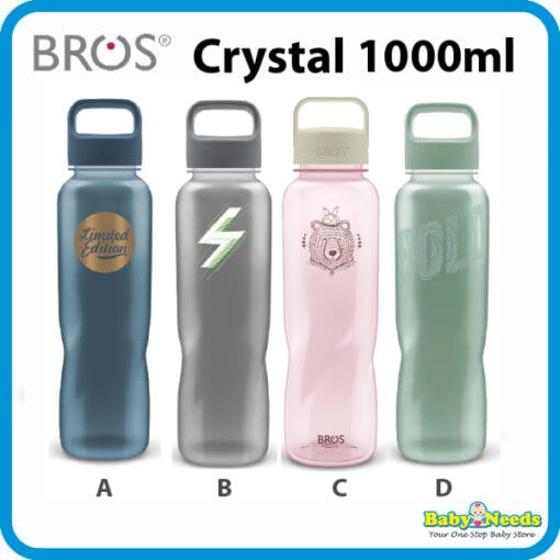Bros Crystal Water Bottle 1000ml