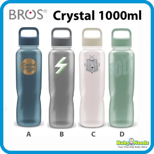 Bros Crystal Water Bottle 1000ml