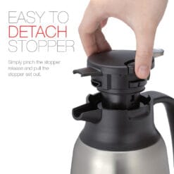 Alternative view of Peacock Stainless Steel SUS304 Thermos Insulated Vacuum Carafe 1.5L/2.0L