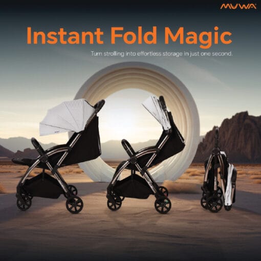 Muwa Horsi Baby Stroller (Newborn to 22kg) - Image 7