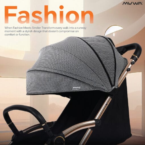 Muwa Horsi Baby Stroller (Newborn to 22kg) - Image 6