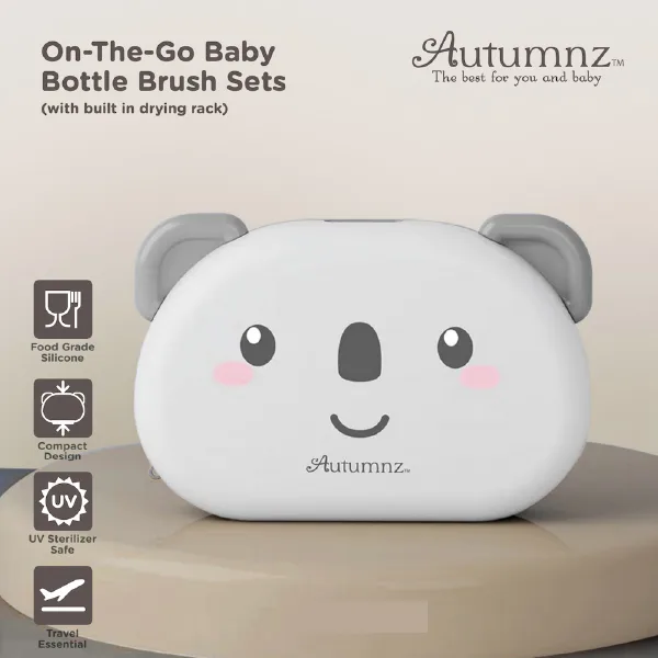 Autumnz On The Go Travel Baby Bottle Brush Set - Image 4