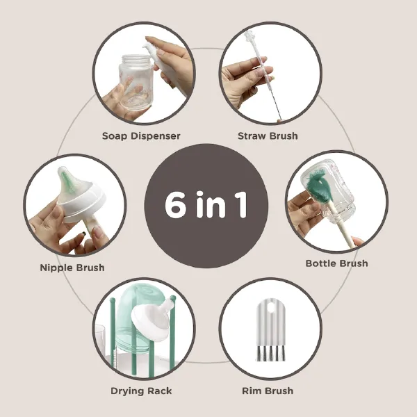 Autumnz On The Go Travel Baby Bottle Brush Set - Image 3