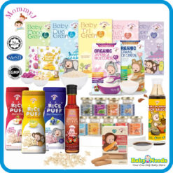 MommyJ Organic Baby Kids Toddler Rice/ Food Powder/Puff/Cereal