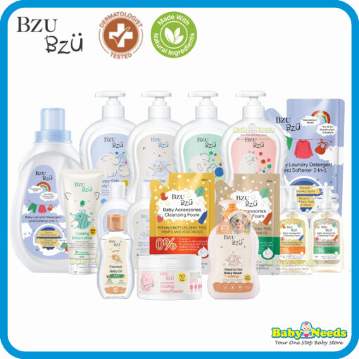 Bzu Bzu Baby Head to Toe Wash/Kids Shampoo/Cooling Powder/Lotion/Detergent/Bottle Cleanser