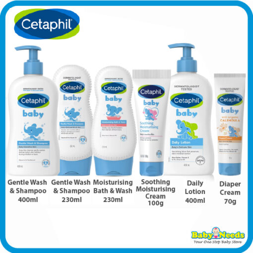 Cetaphil Baby Gentle Wash Shampoo/Lotion/Moisturising Bath Wash/ Diaper Cream