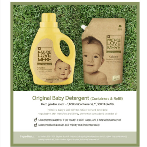 Nature Love Mere Baby Laundry Detergent/Softener/Stain Remover/Washing Machine Cleaner - Image 2